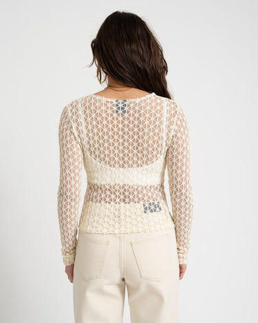 TILTIL Mave Longsleeve Mesh Offwhite - Things I Like Things I Love