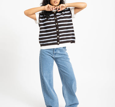 TILTIL Maya Striped Spencer One Size Bruin - Things I Like Things I Love