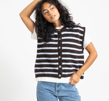TILTIL Maya Striped Spencer One Size Bruin - Things I Like Things I Love