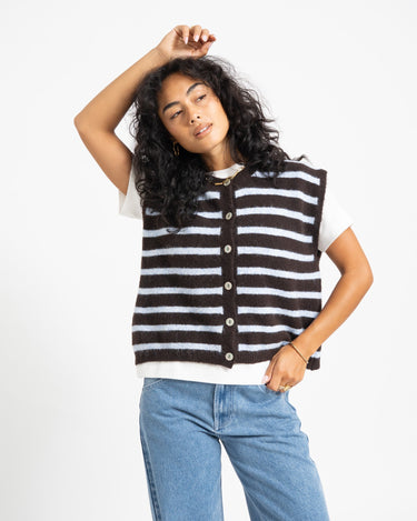 TILTIL Maya Striped Spencer One Size Bruin - Things I Like Things I Love