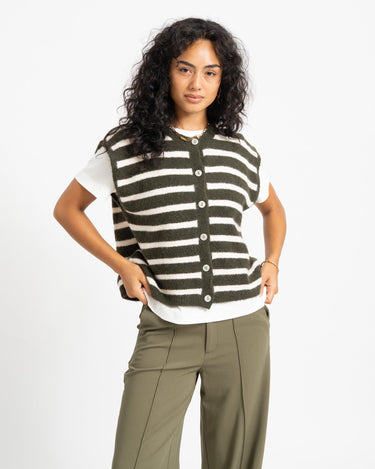 TILTIL Maya Striped Spencer One Size Groen - Things I Like Things I Love