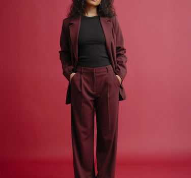 TILTIL Meau Blazer Burgundy - Things I Like Things I Love