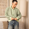 TILTIL Melis Cardigan Striped Matcha Green One Size - Things I Like Things I Love