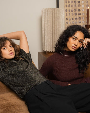 TILTIL Merry Mockneck Sparkle Black - Things I Like Things I Love