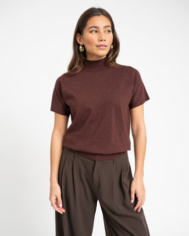 TILTIL Merry Mockneck Sparkle Bordeaux - Things I Like Things I Love