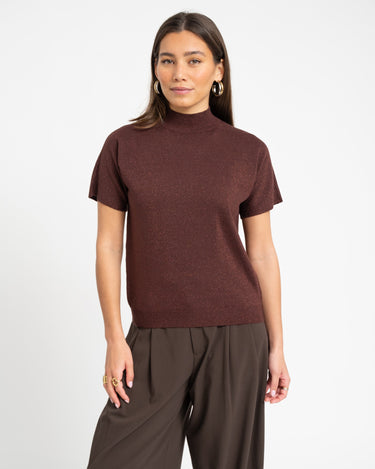 TILTIL Merry Mockneck Sparkle Bordeaux - Things I Like Things I Love