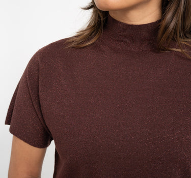 TILTIL Merry Mockneck Sparkle Bordeaux - Things I Like Things I Love
