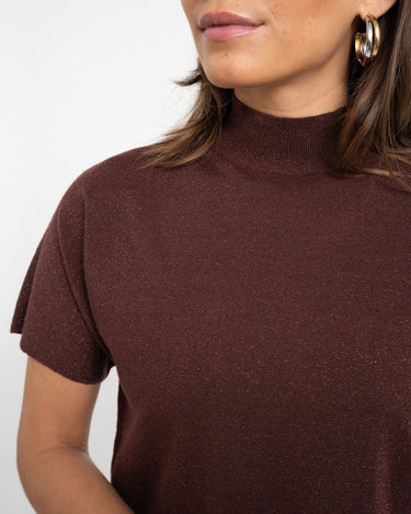 TILTIL Merry Mockneck Sparkle Bordeaux - Things I Like Things I Love