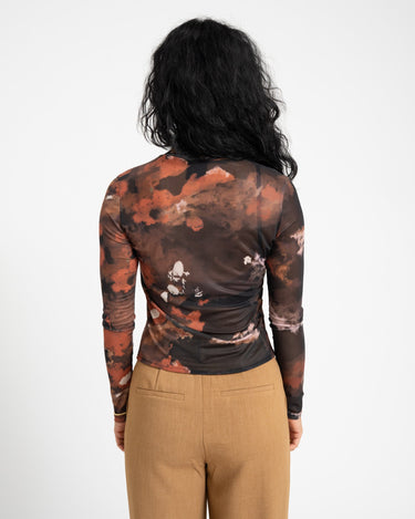 TILTIL Mesh Buttoned Longsleeve Black - Things I Like Things I Love