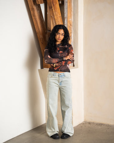 TILTIL Mesh Buttoned Longsleeve Black - Things I Like Things I Love