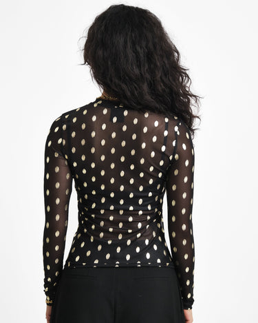 TILTIL Mesh Longsleeve Dotted Gold - Things I Like Things I Love
