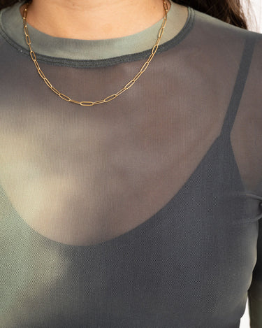 TILTIL Mesh Longsleeve Faded Green - Things I Like Things I Love