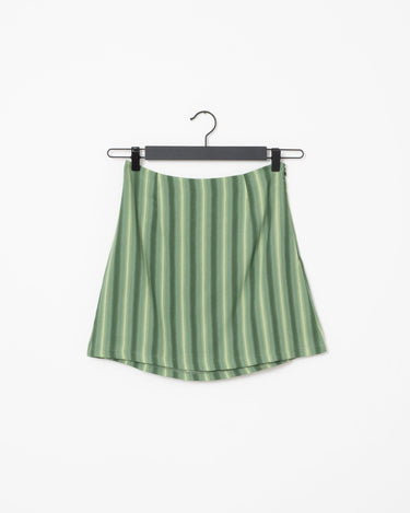 TILTIL Meya Striped Skirt Green - Things I Like Things I Love