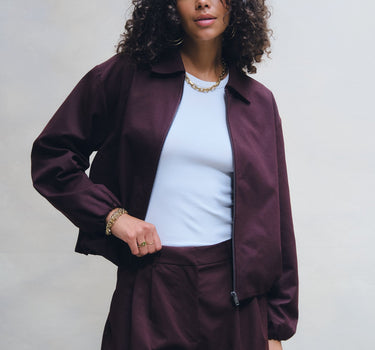 TILTIL Meysa Bomber Aubergine - Things I Like Things I Love