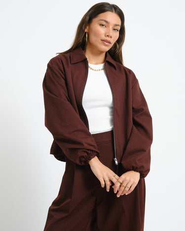TILTIL Meysa Bomber Aubergine - Things I Like Things I Love