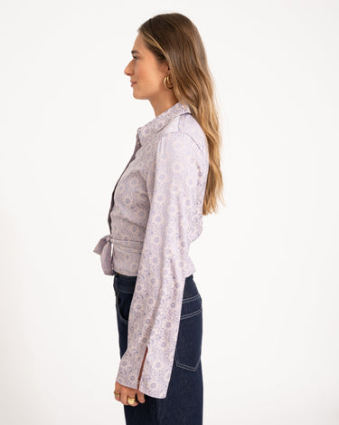 TILTIL Mica Blouse Flower Lilac - Things I Like Things I Love