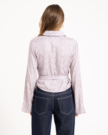 TILTIL Mica Blouse Flower Lilac - Things I Like Things I Love