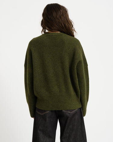 TILTIL Milana Crew Pullover Donkergroen - Things I Like Things I Love