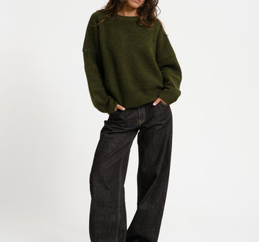 TILTIL Milana Crew Pullover Donkergroen - Things I Like Things I Love