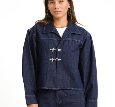 TILTIL Milly Buckle Jacket Blue - Things I Like Things I Love