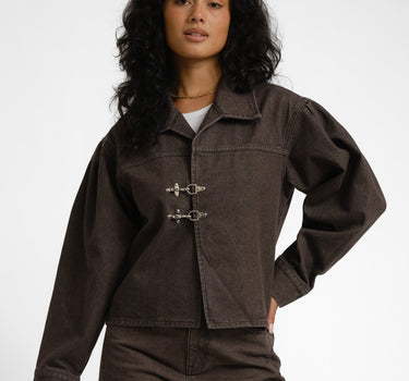 TILTIL Milly Buckle Jacket Bruin - Things I Like Things I Love
