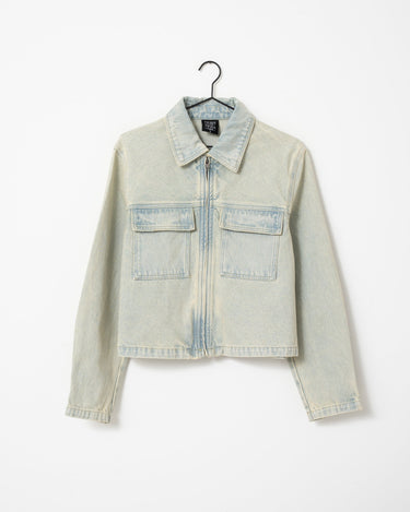 TILTIL Milo Zipper Jacket Light Blue - Things I Like Things I Love