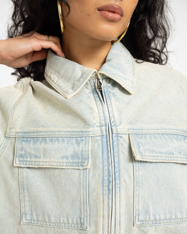 TILTIL Milo Zipper Jacket Light Blue - Things I Like Things I Love