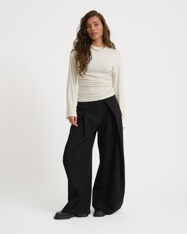TILTIL Mimi Polka Longsleeve Offwhite - Things I Like Things I Love