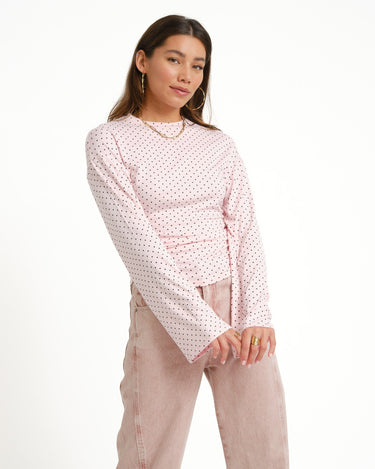 TILTIL Mimi Polka Longsleeve Pink - Things I Like Things I Love