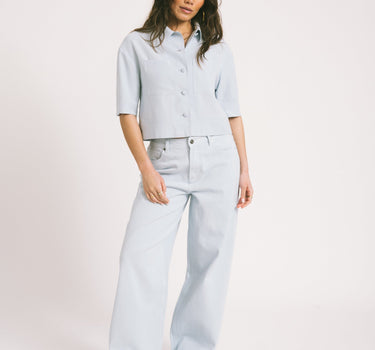 TILTIL Mine Shortsleeve Blouse Light Blue - Things I Like Things I Love