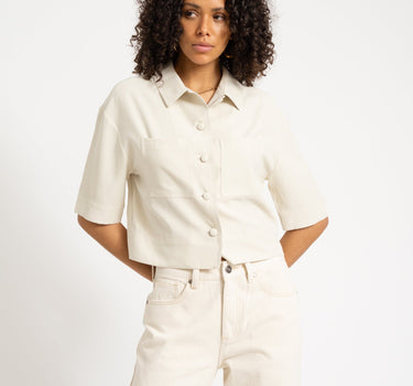 TILTIL Mine Shortsleeve Blouse Offwhite - Things I Like Things I Love