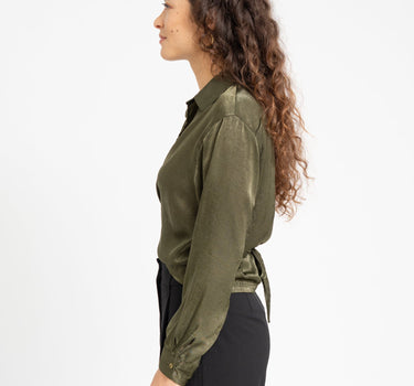 TILTIL Mira Blouse Olive One Size - Things I Like Things I Love