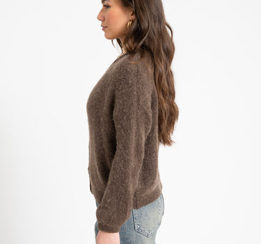 TILTIL Mirre Knitted Cardigan Brown One Size - Things I Like Things I Love