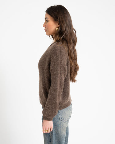 TILTIL Mirre Knitted Cardigan Brown One Size - Things I Like Things I Love