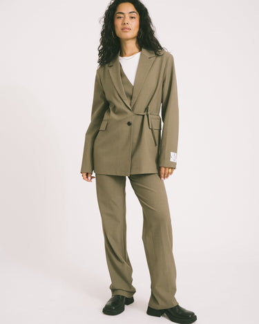 TILTIL Misha Pants Melange Green - Things I Like Things I Love