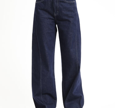 TILTIL Missy HR Relaxed Seam Jeans Dunkelblau