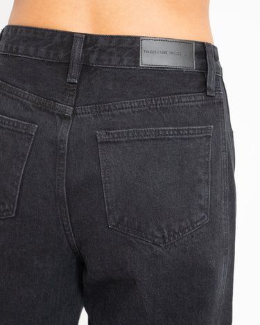 TILTIL Missy HR Relaxed Seam Jeans Black - Things I Like Things I Love