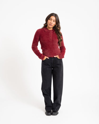 TILTIL Missy HR Relaxed Seam Jeans Black - Things I Like Things I Love
