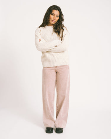 TILTIL Missy HR Relaxed Seam Jeans Pink - Things I Like Things I Love