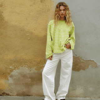 TILTIL Missy HR Relaxed Seam Jeans White - Things I Like Things I Love