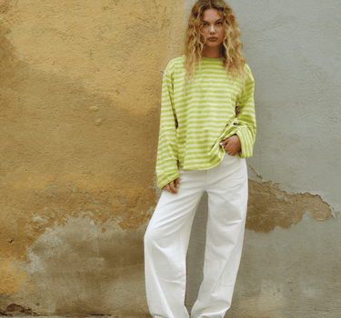 TILTIL Missy HR Relaxed Seam Jeans White - Things I Like Things I Love