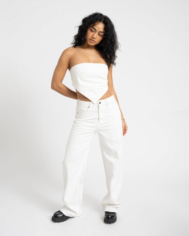 TILTIL Missy HR Relaxed Seam Jeans White - Things I Like Things I Love