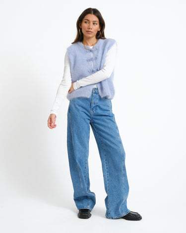 TILTIL Missy Relaxed Seam Jeans Blue - Things I Like Things I Love