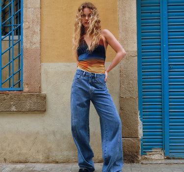 TILTIL Missy Relaxed Seam Jeans Blue - Things I Like Things I Love