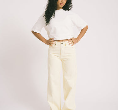 TILTIL Missy Relaxed Seam Jeans Butter Yellow - Things I Like Things I Love