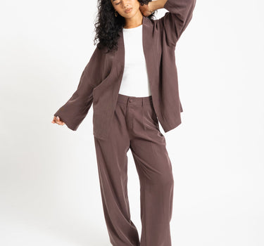 TILTIL Miya Kimono Rayon Bruin - Things I Like Things I Love