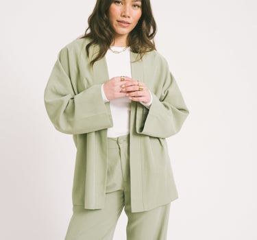 TILTIL Miya Rayon Kimono Sage - Things I Like Things I Love