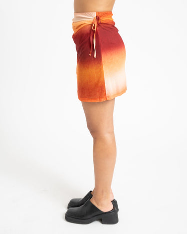 TILTIL Moby Mesh Skirt Orange - Things I Like Things I Love