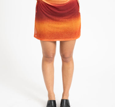 TILTIL Moby Mesh Skirt Orange - Things I Like Things I Love