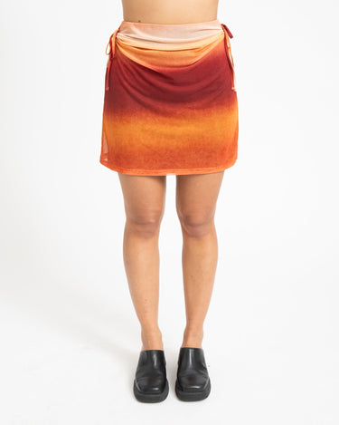 TILTIL Moby Mesh Skirt Orange - Things I Like Things I Love